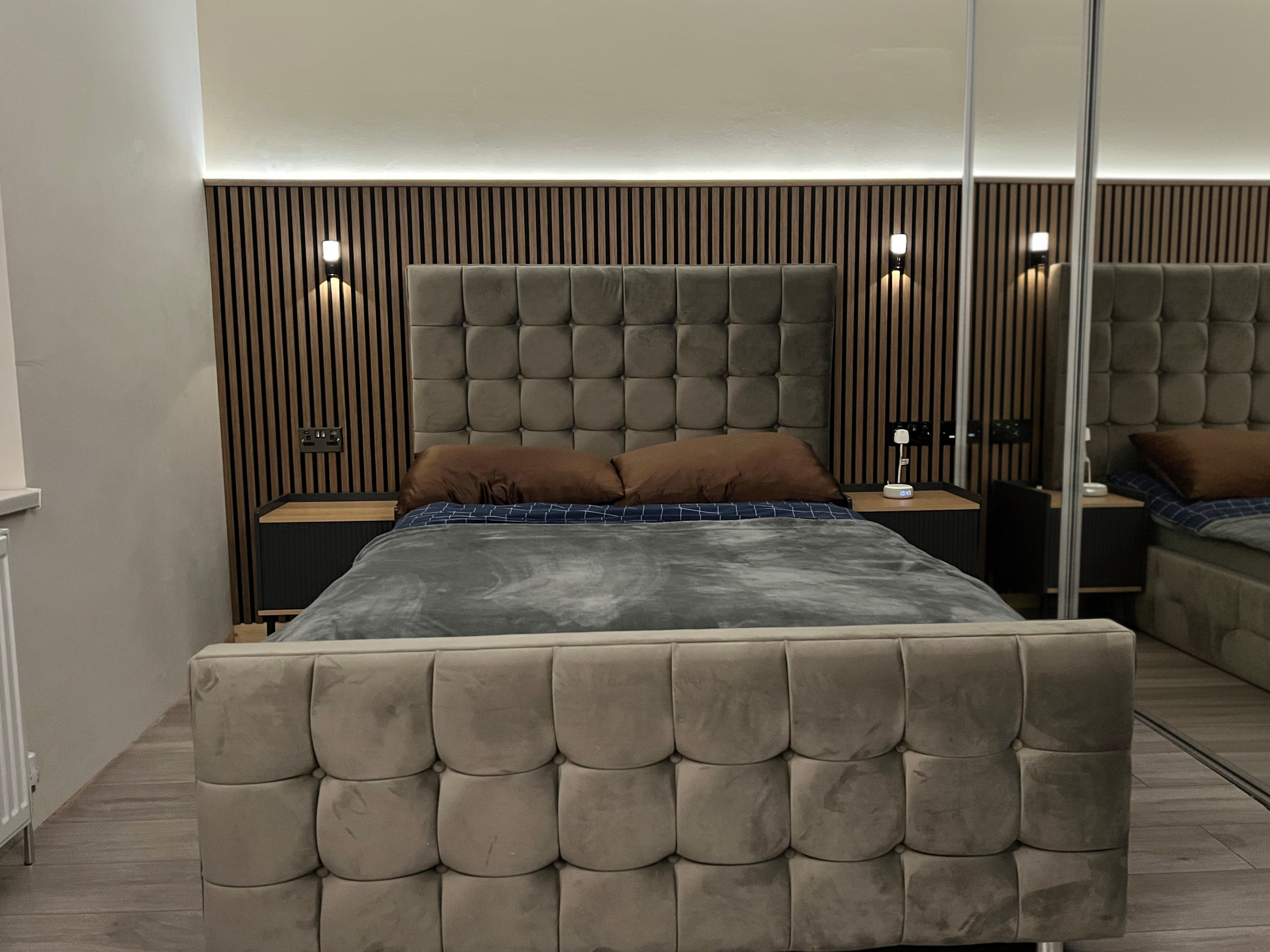 Living room with bespoke joinery